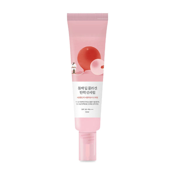 Round Lab Camellia Deep Collagen Sun Serum Nudie Glow Australia