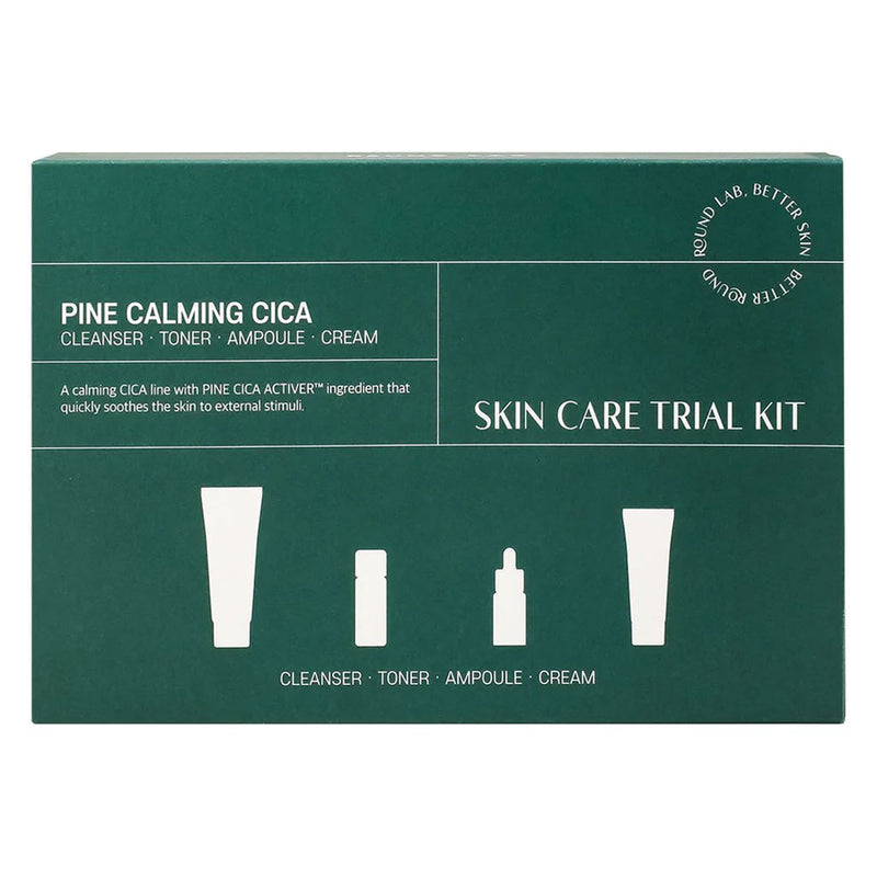 Round Lab Pine Calming Cica Trial Kit Nudie Glow Australia