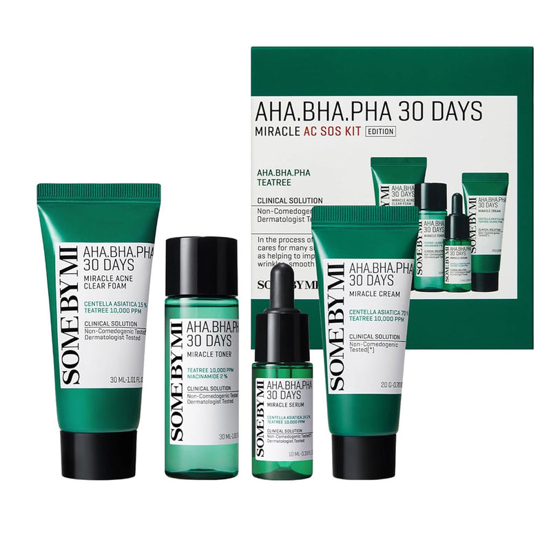 SOME BY MI AHA BHA PHA 30 Days Miracle AC SOS Kit Nudie Glow Australia