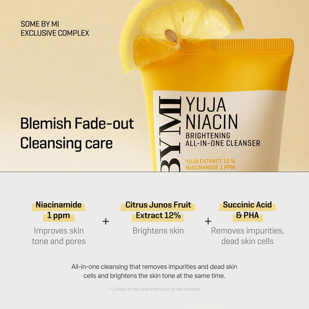 SOME BY MI Yuja Niacin Brightening All-In-One Cleanser - Nudie Glow