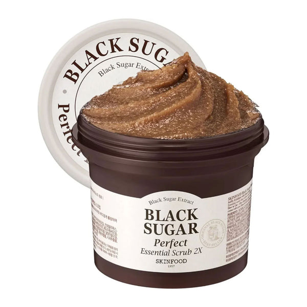 Skinfood Black Sugar Perfect Essential Scrub 2X Nudie Glow Australia