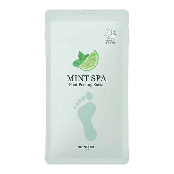 Skinfood Mint Spa Foot Peeling Socks Nudie Glow Australia