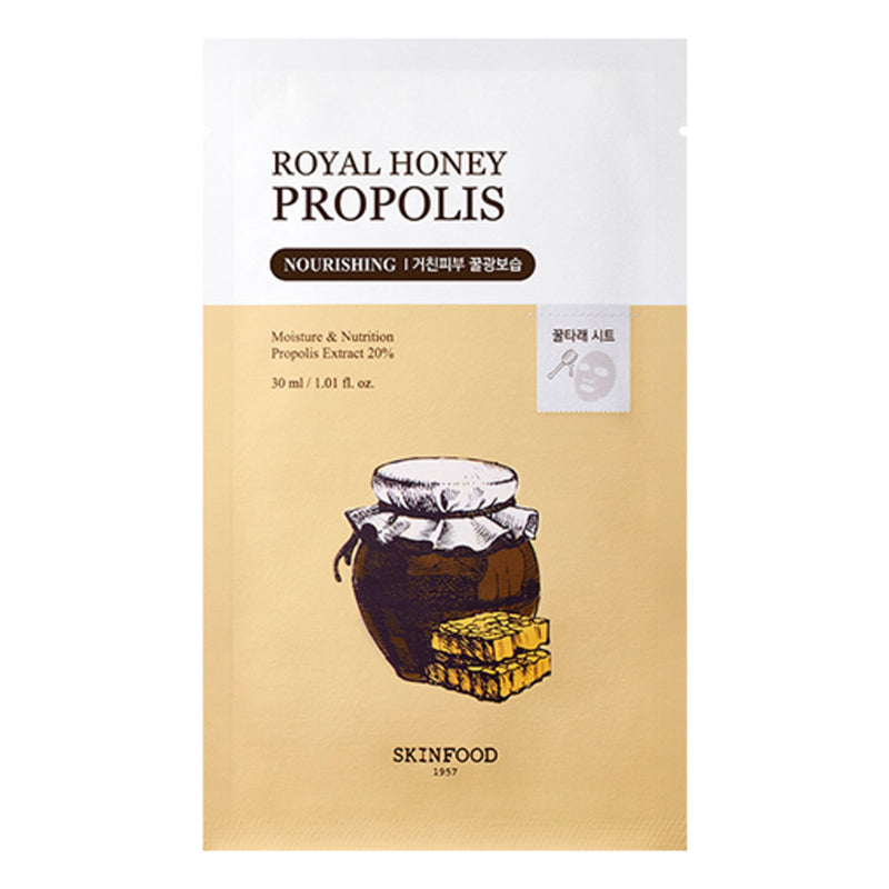 Skinfood Royal Honey Propolis Enrich Mask Nudie Glow Australia