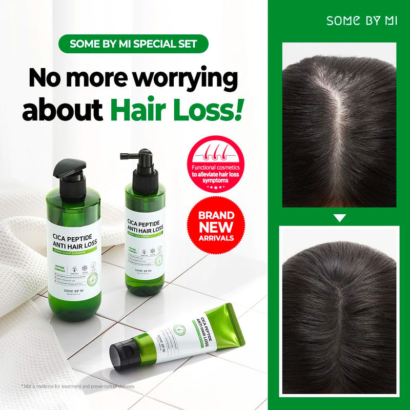 Some By Mi Cica Peptide Anti Hair Loss Derma Scalp Treatment Nudie Glow Australia