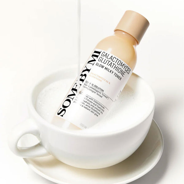 Some By Mi Galactomyces Glutathione Glow Milky Toner Nudie Glow Australia