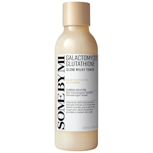 Some By Mi Galactomyces Glutathione Glow Milky Toner Nudie Glow Australia