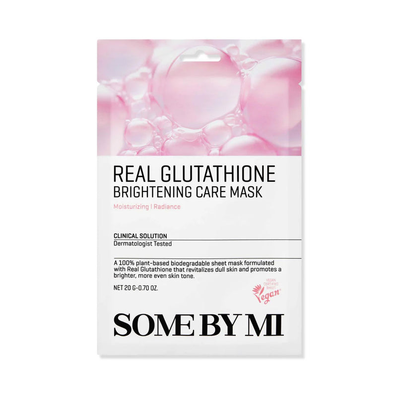 Some By Mi Real Care Mask GLUTATHIONE BRIGHTENING Nudie Glow Australia