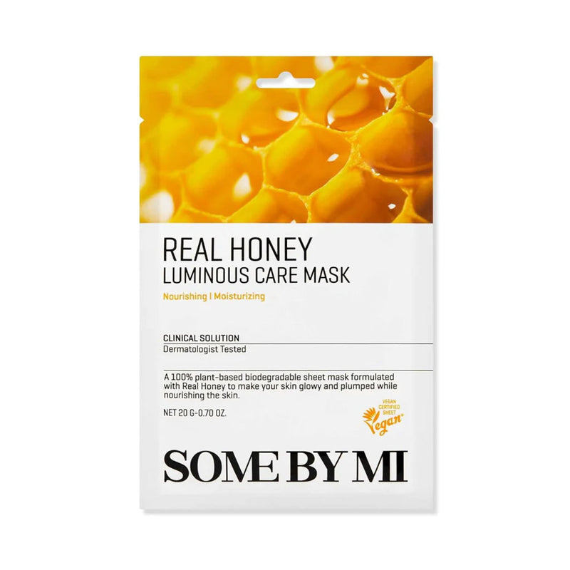 Some By Mi Real Care Mask HONEY LUMINOUS Nudie Glow Australia