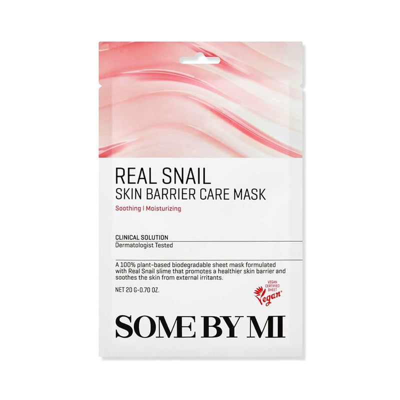 Some By Mi Real Care Mask SNAIL SKIN BARRIER Nudie Glow Australia