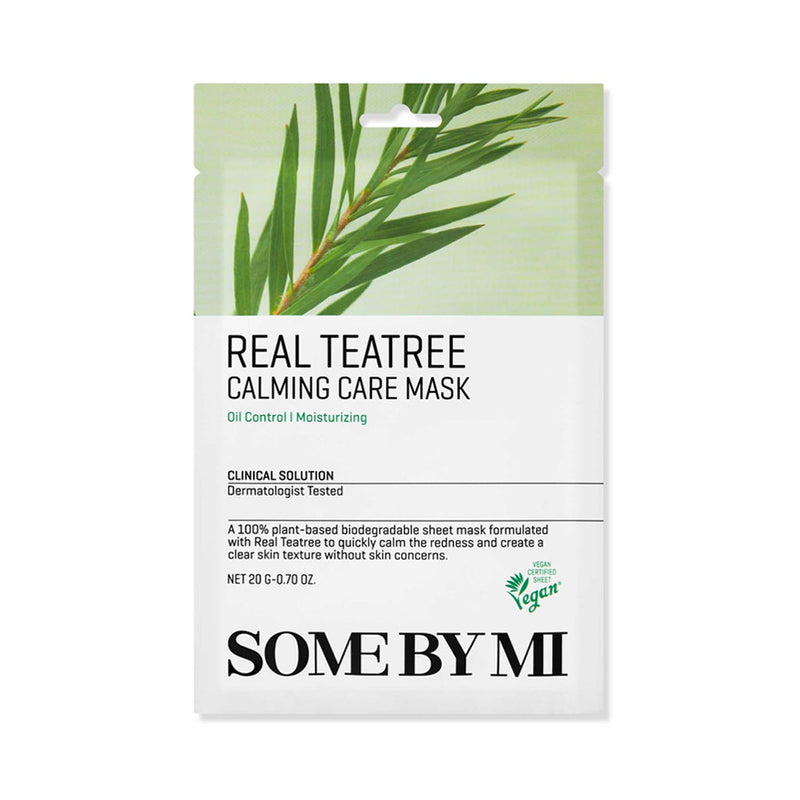 Some By Mi Real Care Mask TEATREE CALMING Nudie Glow Australia