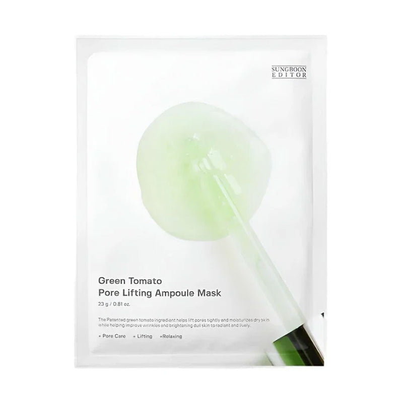 Sungboon Editor Green Tomato Pore Lifting Ampoule Mask Nudie Glow Australia