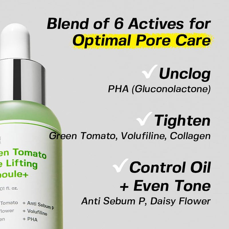 Sungboon Editor Green Tomato Pore Lifting Ampoule Nudie Glow Australia