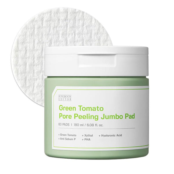 Sungboon Editor Green Tomato Pore Peeling Jumbo Pad Nudie Glow Australia