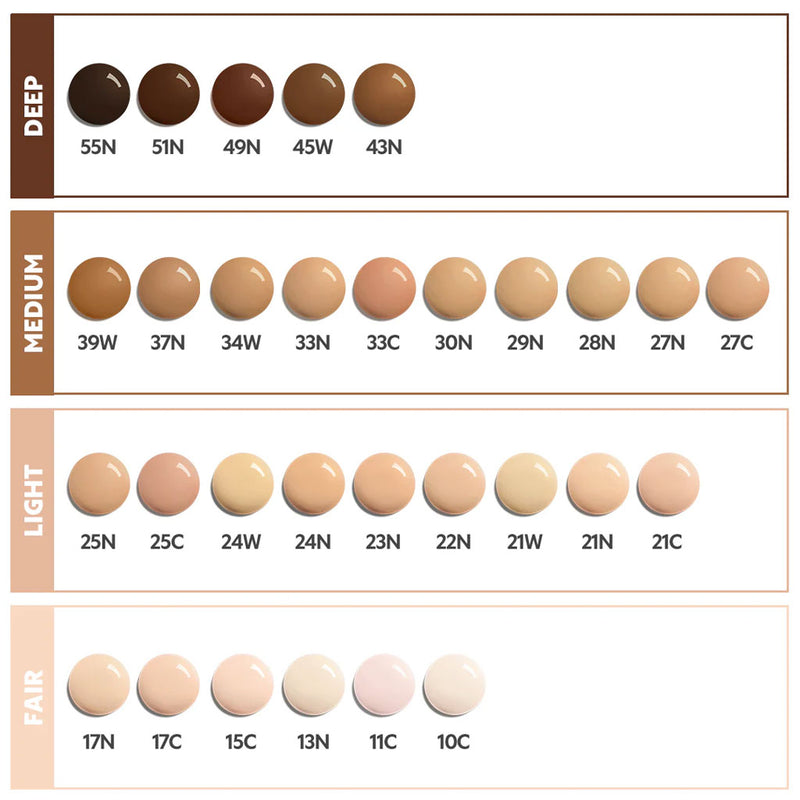 TIRTIR Mask Fit Red Foundation 30 SHADES Nudie Glow Australia