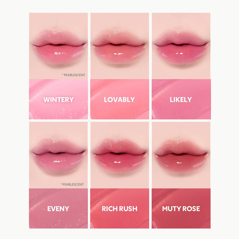 TIRTIR Waterism Glow Tint Colour Chart Nudie Glow Australia
