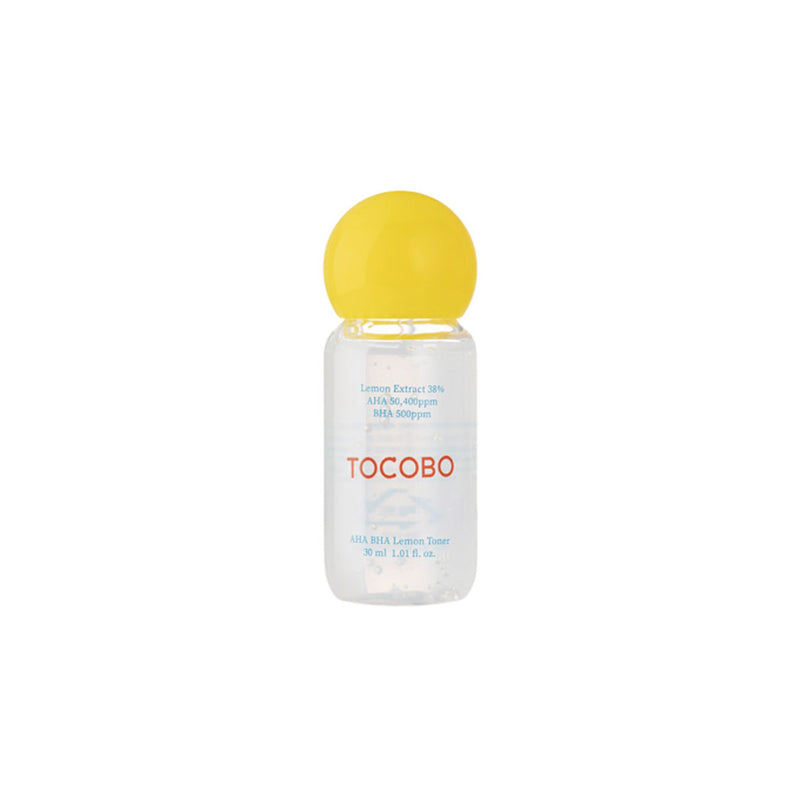 TOCOBO AHA BHA Lemon Toner 30ml Nudie Glow Australia