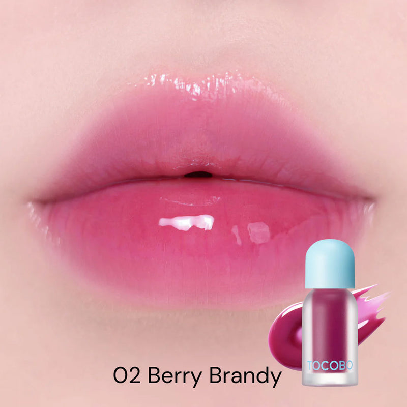 TOCOBO Juicy Berry Plumping Lip Oil Glam Max #02 BERRY BRANDY Nudie Glow Australia