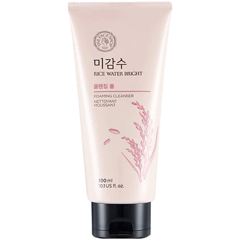 The Face Shop Rice Water Bright Foaming Cleanser 300ml Nudie Glow Australia