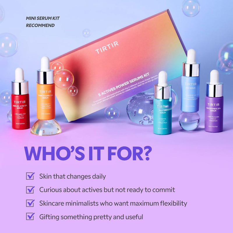 Tirtir 5 Actives Power Serums Kit Nudie Glow Australia