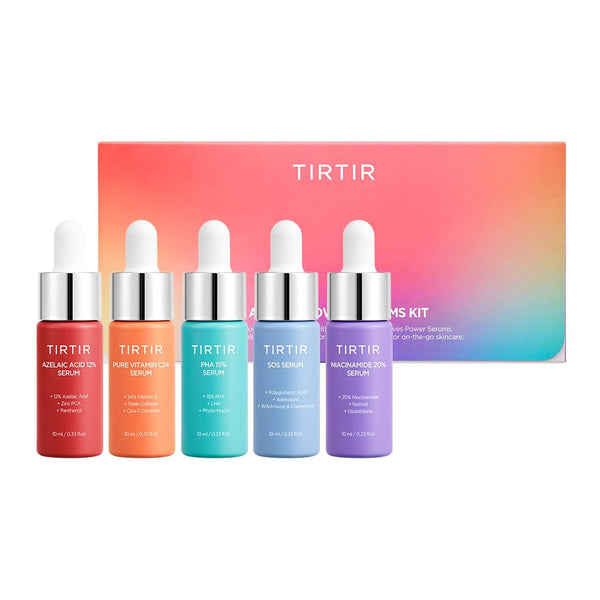 Tirtir 5 Actives Power Serums Kit Nudie Glow Australia