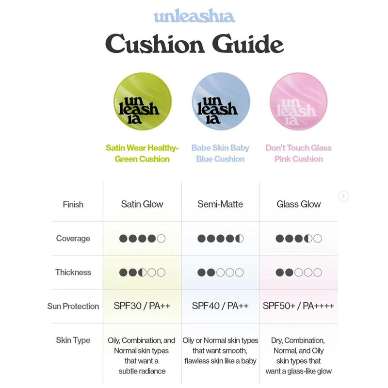 Unleashia Cushion Guide Nudie Glow Australia