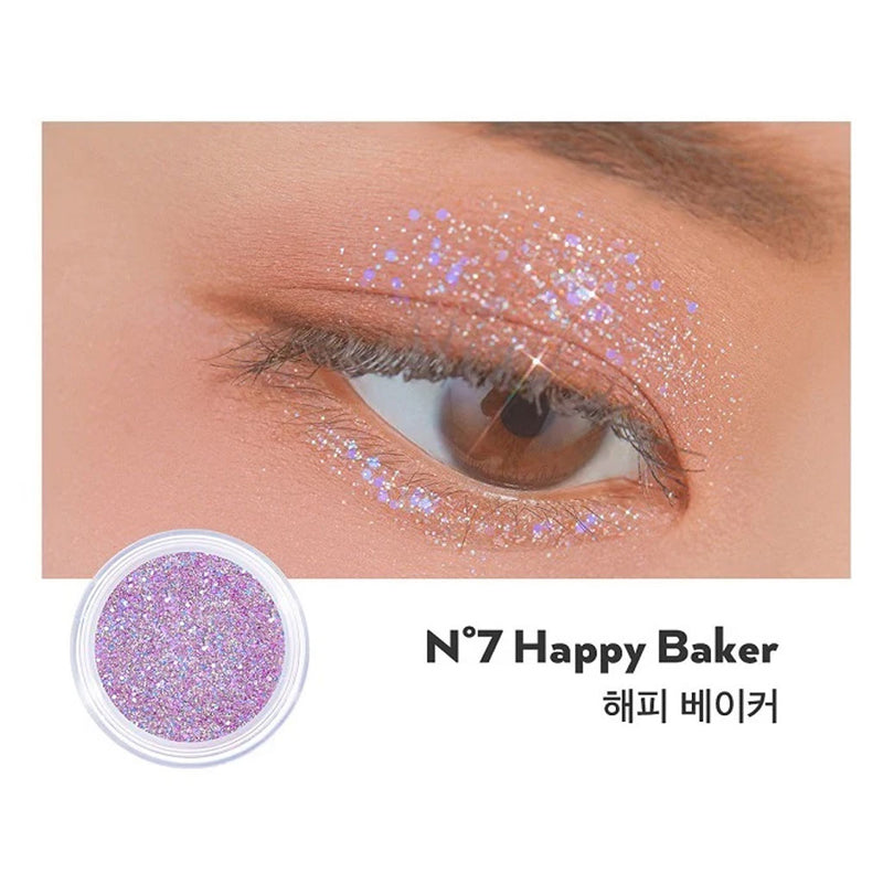 Unleashia Get Loose Glitter Gel NO 7 HAPPY BAKER Nudie Glow Australia