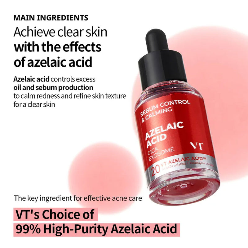 VT Cosmetics Azelaic A1 Calming Ampoule Nudie Glow Australia