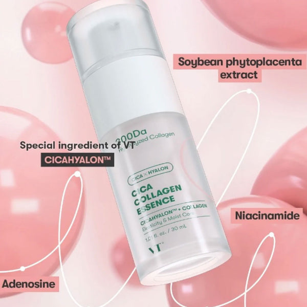 VT Cosmetics Cica Collagen Essence Nudie Glow Australia