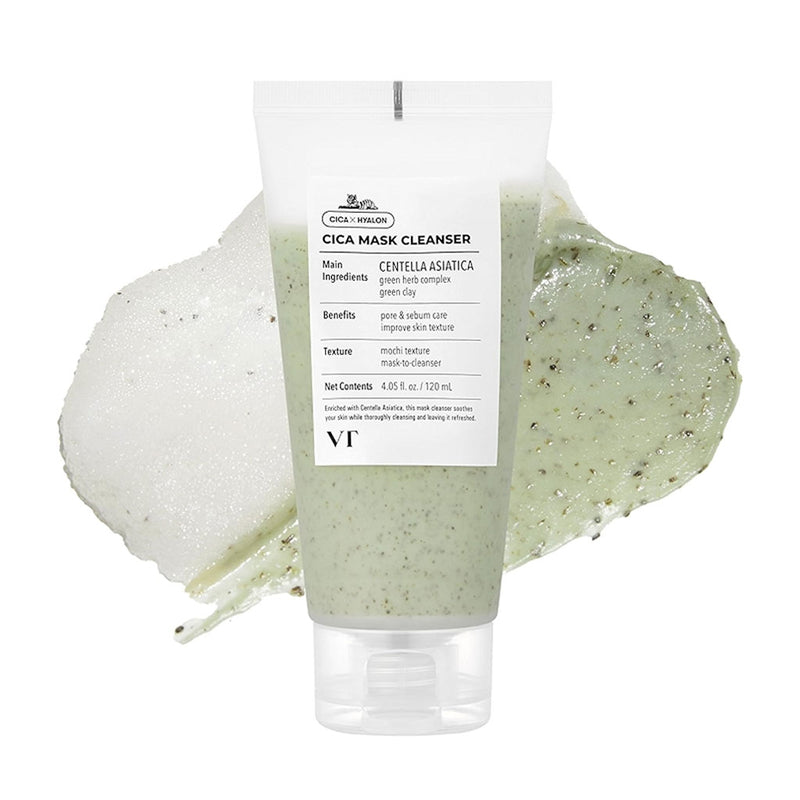 VT Cosmetics Cica Mask Cleanser Nudie Glow Australia