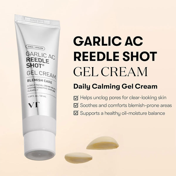 VT Cosmetics Garlic AC Reedle Shot Gel Cream Nudie Glow Australia