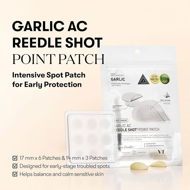 VT Cosmetics Garlic AC Reedle Shot Point Patch Nudie Glow Australia