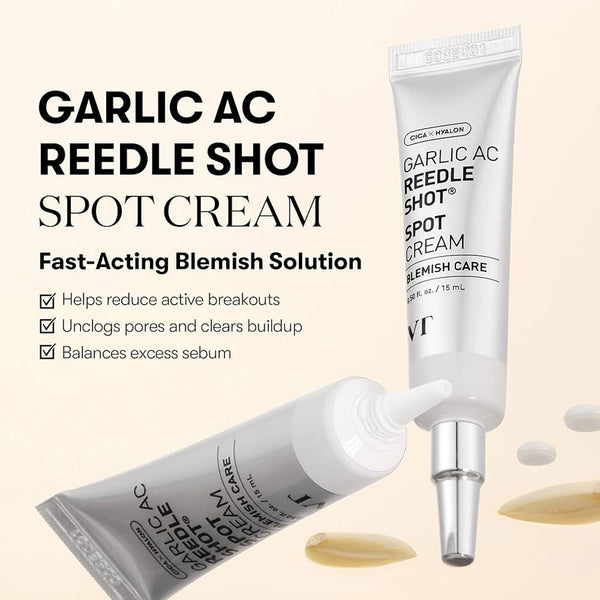 VT Cosmetics Garlic AC Reedle Shot Spot Cream Nudie Glow Australia