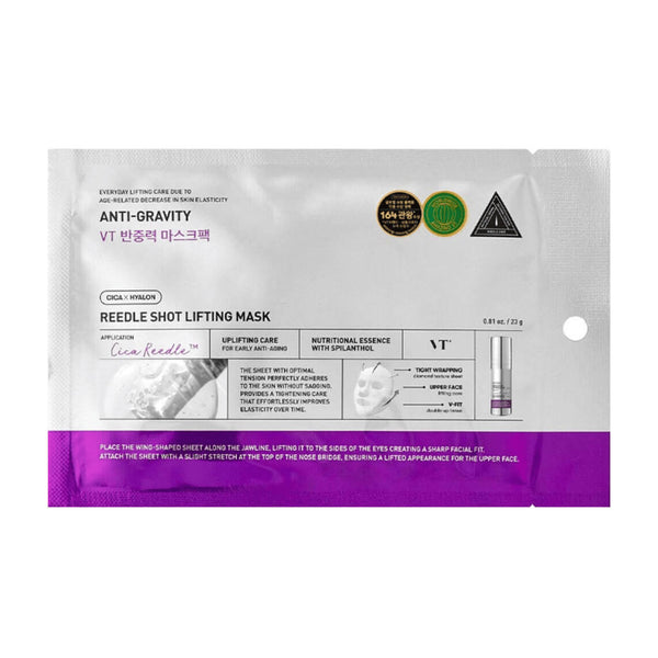 VT Cosmetics Reedle Shot Lifting Mask Nudie Glow Australia