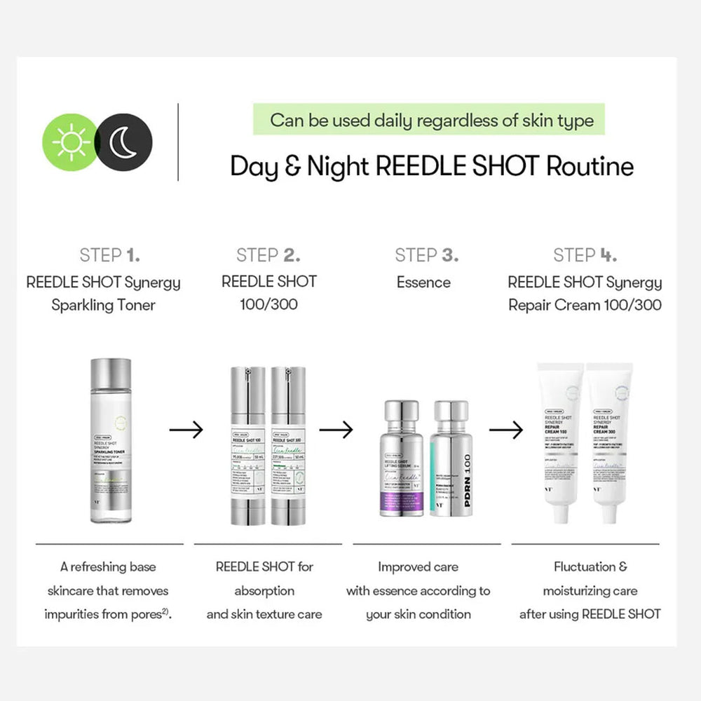 VT Cosmetics Reedle Shot Synergy Repair Cream 100 - Nudie Glow