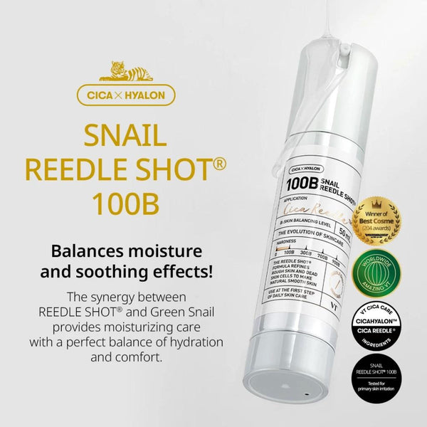 VT Cosmetics Snail Reedle Shot 100B Nudie Glow Australia
