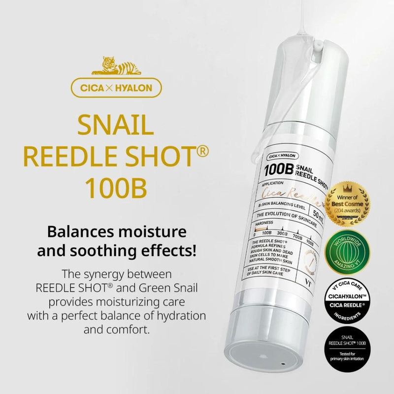 VT Cosmetics Snail Reedle Shot 100B Nudie Glow Australia
