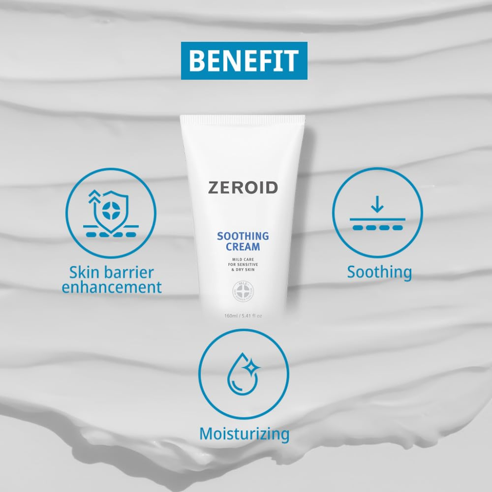 Zeroid Soothing Cream - Nudie Glow Australia
