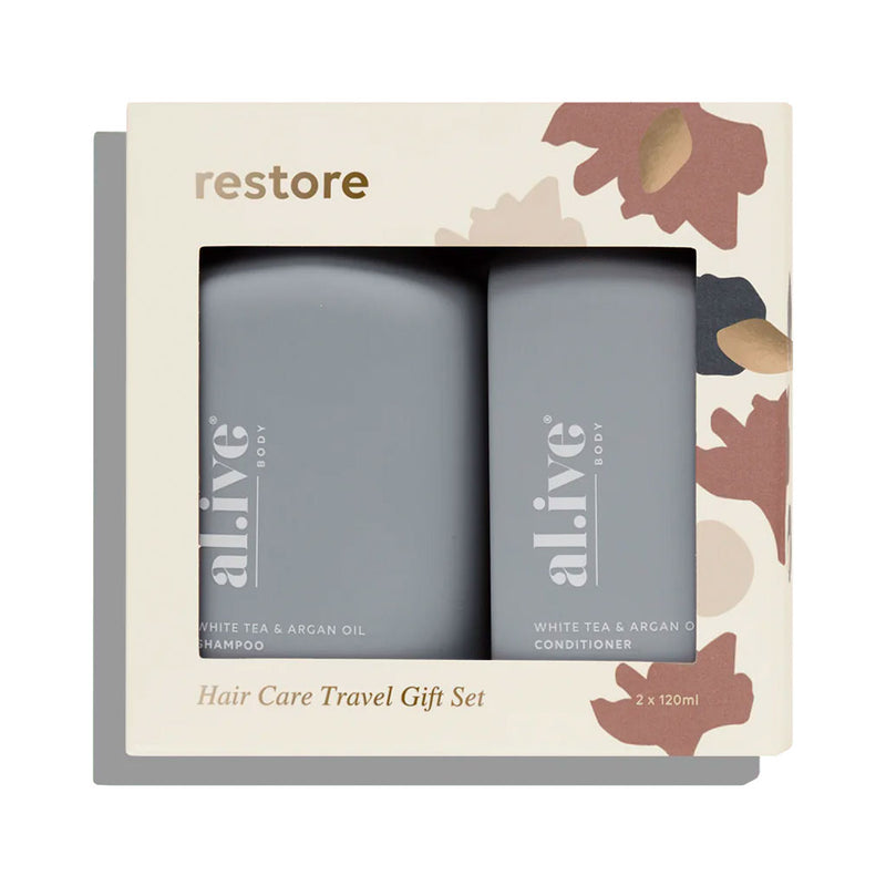 al.ive body Restore - Hair Care Travel Gift Set Nudie Glow Australia