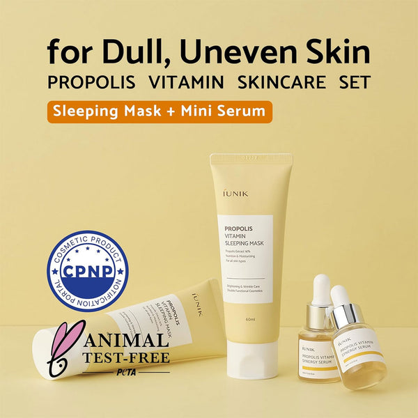 iUNIK Propolis Edition Skin Care Set Nudie Glow Australia