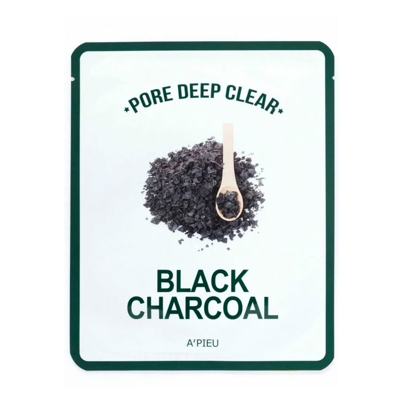 A'PIEU Pore Deep Clear Black Charcoal Mask Nudie Glow Australia