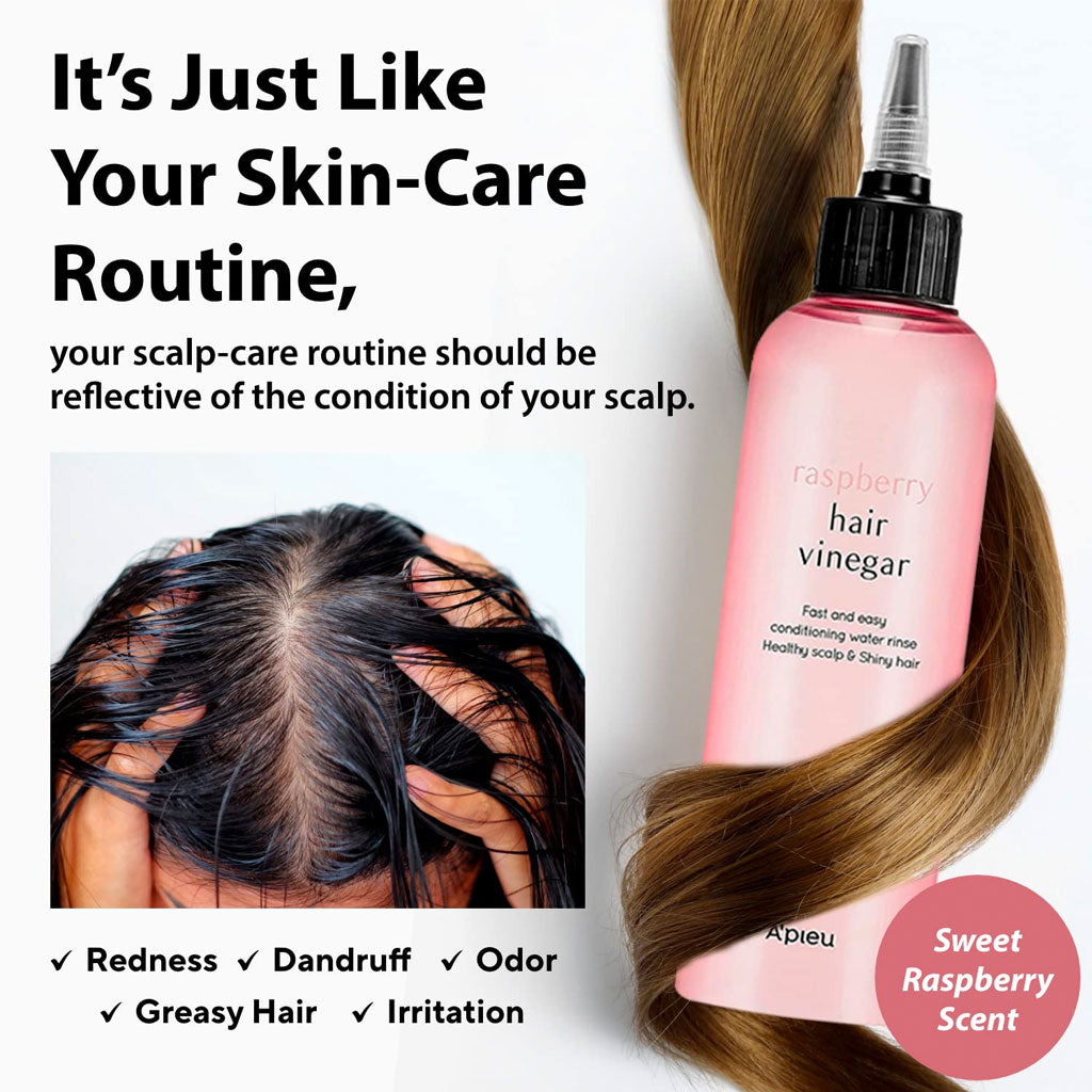 A'Pieu Raspberry Hair Vinegar Nudie Glow Australia