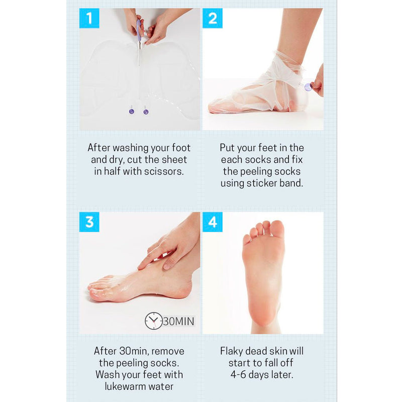 A'Pieu Soft Foot 30 Minute Peeling Socks Nudie Glow Australia