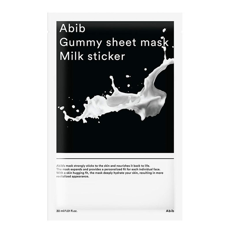 Abib Gummy Sheet Mask Milk Sticker Nudie Glow Australia