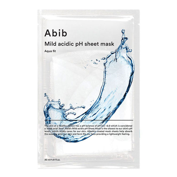 Abib Mild Acidic pH Sheet Mask Aqua Fit Nudie Glow Australia