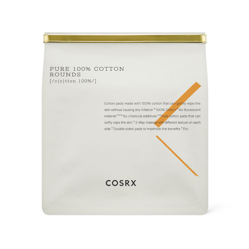 COSRX Pure 100% Cotton Rounds 80 pcs Nudie Glow Australia