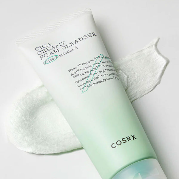 COSRX Pure Fit Cica Creamy Foam Cleanser Nudie Glow Australia