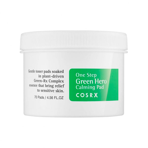 COSRX One Step Green Hero Calming Pad Nudie Glow Korean Skin Care Australia