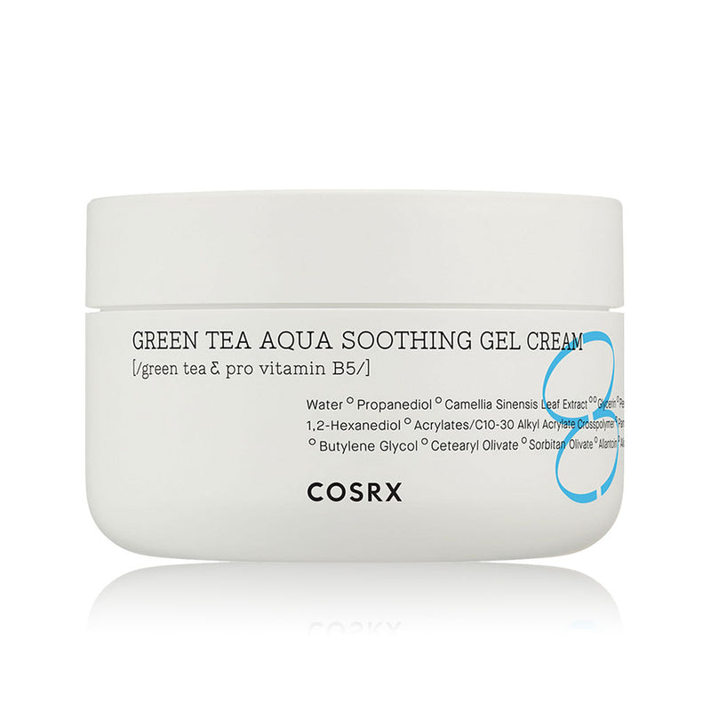 COSRX Hydrium Green Tea Aqua Soothing Gel Cream Nudie Glow Korean Skin Care Australia