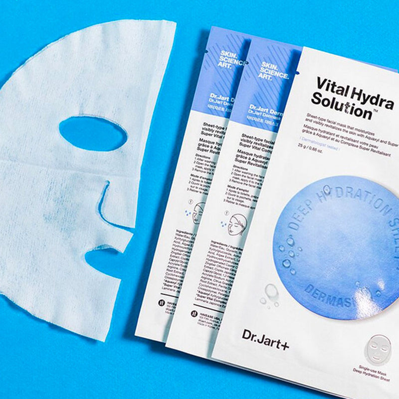DR. JART+ Dermask Water Jet Vital Hydra Solution Sheet Mask Nudie Glow Australia