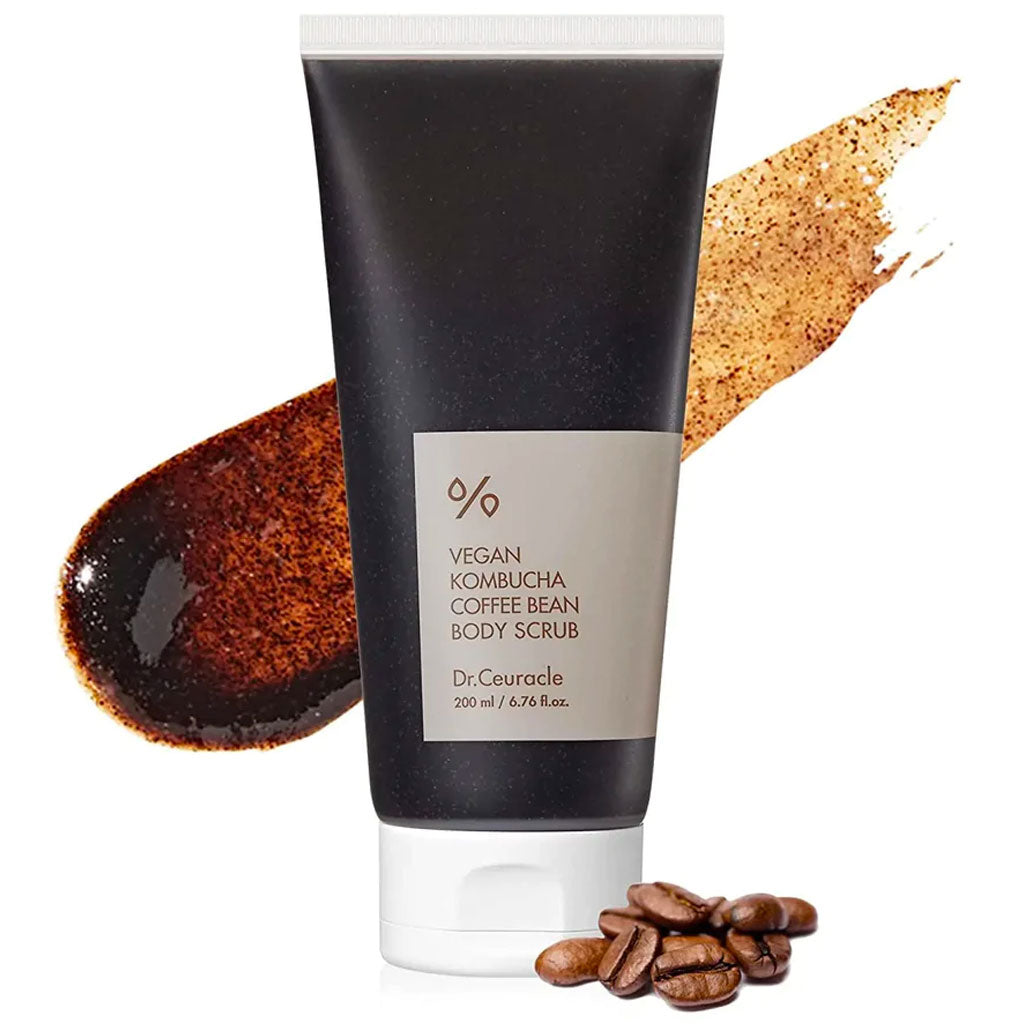Dr. Ceuracle Vegan Kombucha Coffee Bean Body Scrub Nudie Glow